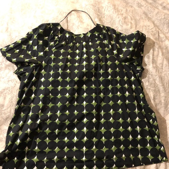 Tommy Hilfiger Pretty Blue and Green Blouse - Picture 2 of 6